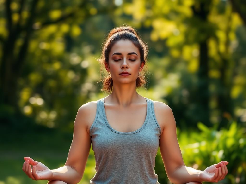 4. Спокійне середовище - ілюстрація фактору успішної йоги